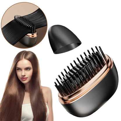 Belro Wireless 2-in-1 portable ceramic hair straightener with sleek design for easy styling and hair care.