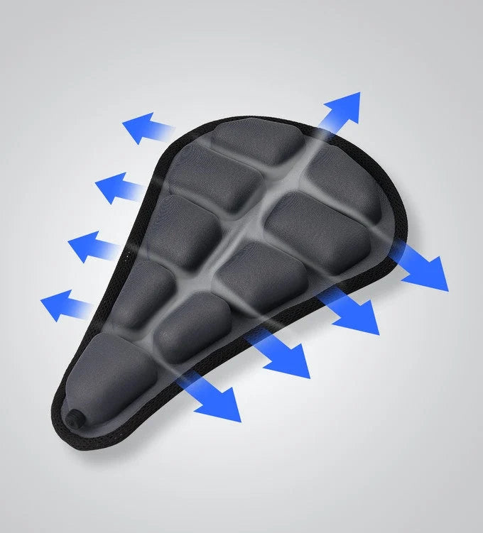 Belro bicycle decompression seat cushion with ergonomic design, suitable for outdoor cycling comfort and support.