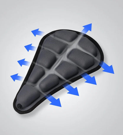 Belro bicycle decompression seat cushion with ergonomic design, suitable for outdoor cycling comfort and support.