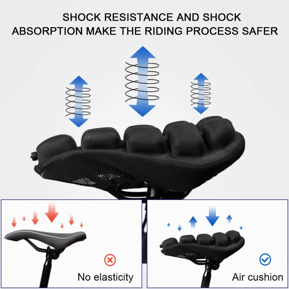 Belro bicycle decompression seat cushion with ergonomic design, suitable for outdoor cycling comfort.