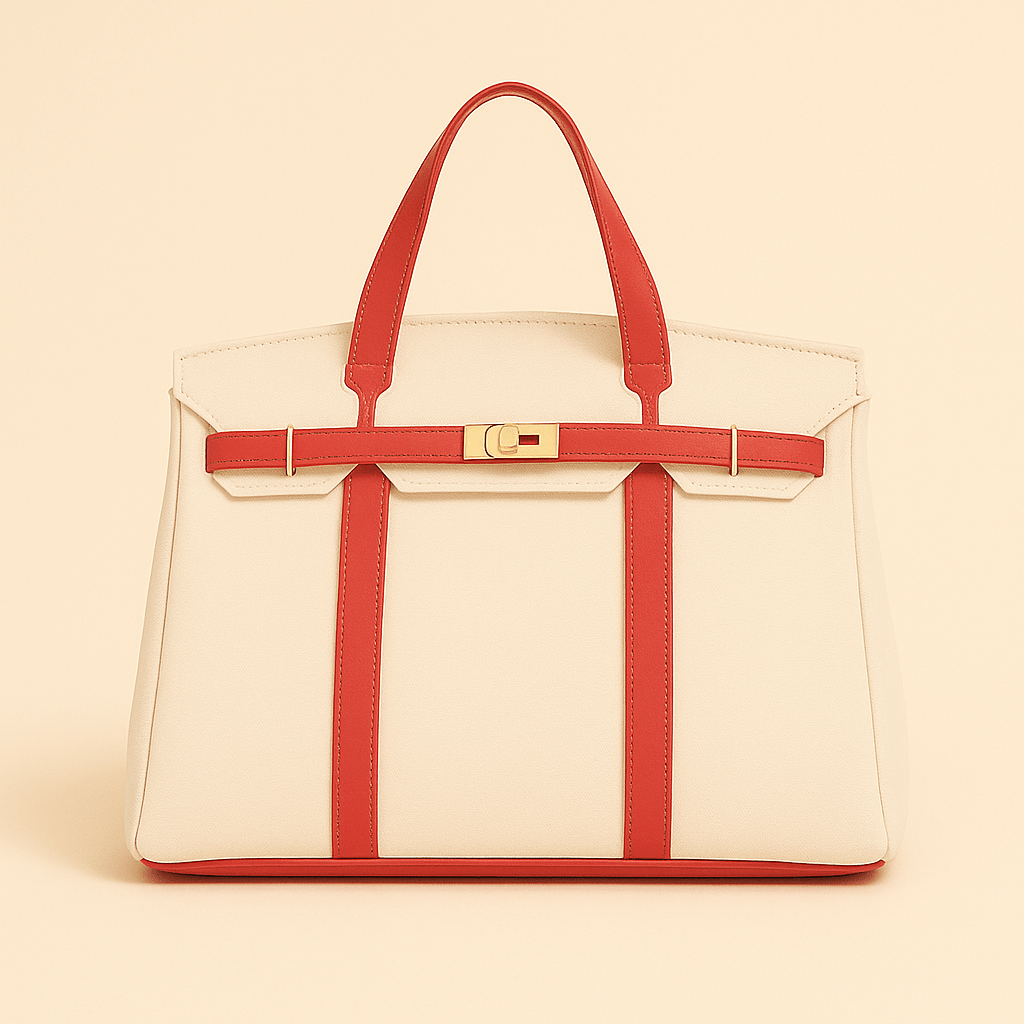 Handcrafted canvas shopper bag by BowLift with reinforced steel details, durable sturdy cotton canvas, stylish and functional.