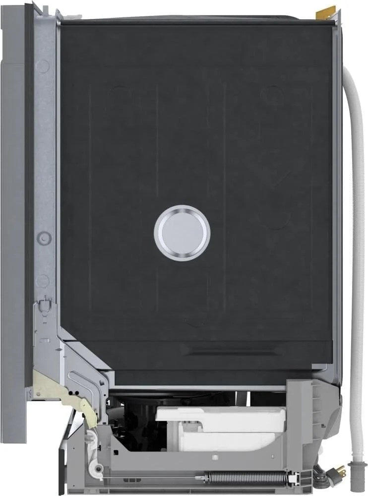 Bosch 300 Series 24-inch stainless steel dishwasher with recessed handle and quiet 48 dB operation.