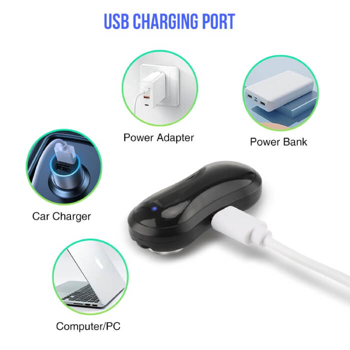 Belro Smart Anti-Snoring Device for sleep aid, showing compact design and user-friendly features for better sleep.