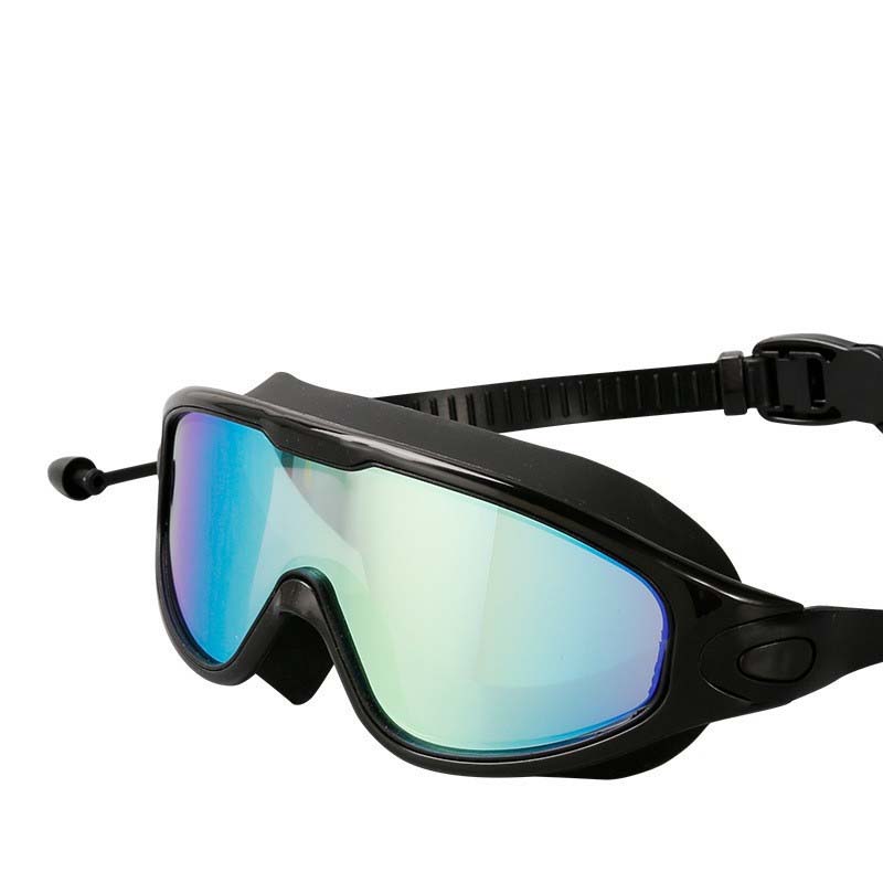 Belro wide-angle swimming goggles with anti-fog coating, designed for clear underwater visibility during outdoor swim sessions.