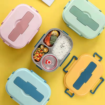 Stainless steel thermal lunch box from Belro in a sleek, durable design, ideal for keeping food warm or cold.