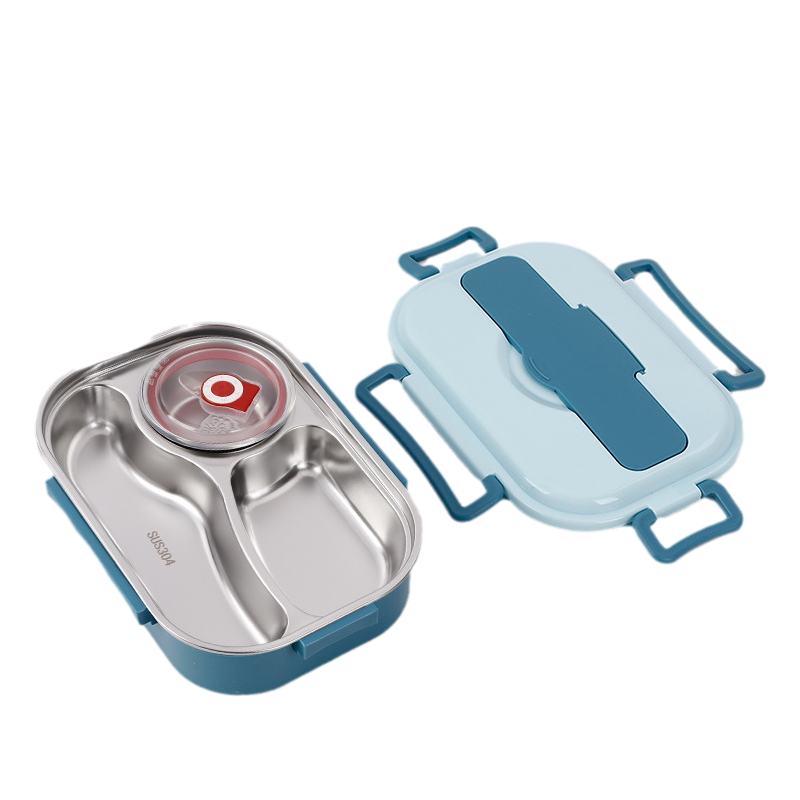 Stainless steel thermal lunch box by Belro with a sleek design, perfect for keeping meals fresh and insulated.