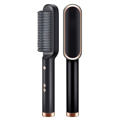 Belro professional smoothing hairbrush with ergonomic handle and soft bristles for sleek, shiny hair styling.