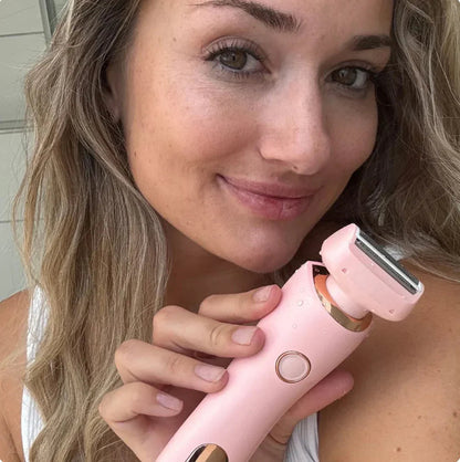Belro women's razor for smooth shaving, featuring a sleek handle and multiple blades for a close, comfortable shave.