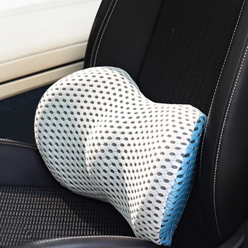Belro orthopaedic lumbar support cushion with ergonomic design for back pain relief and proper posture support.