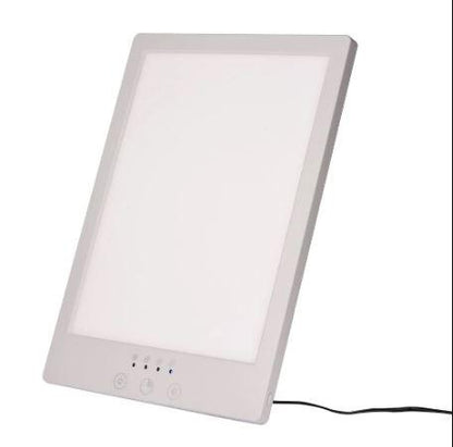 Belro light therapy sunlight lamp for health and beauty, showcasing a sleek, modern design on a white background.