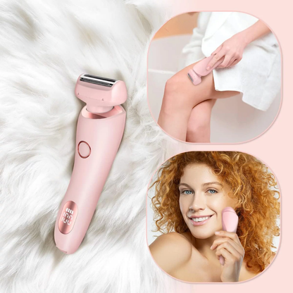 Belro women's razor for smooth skin, featuring a sleek handle and multiple blades for a close, comfortable shave.