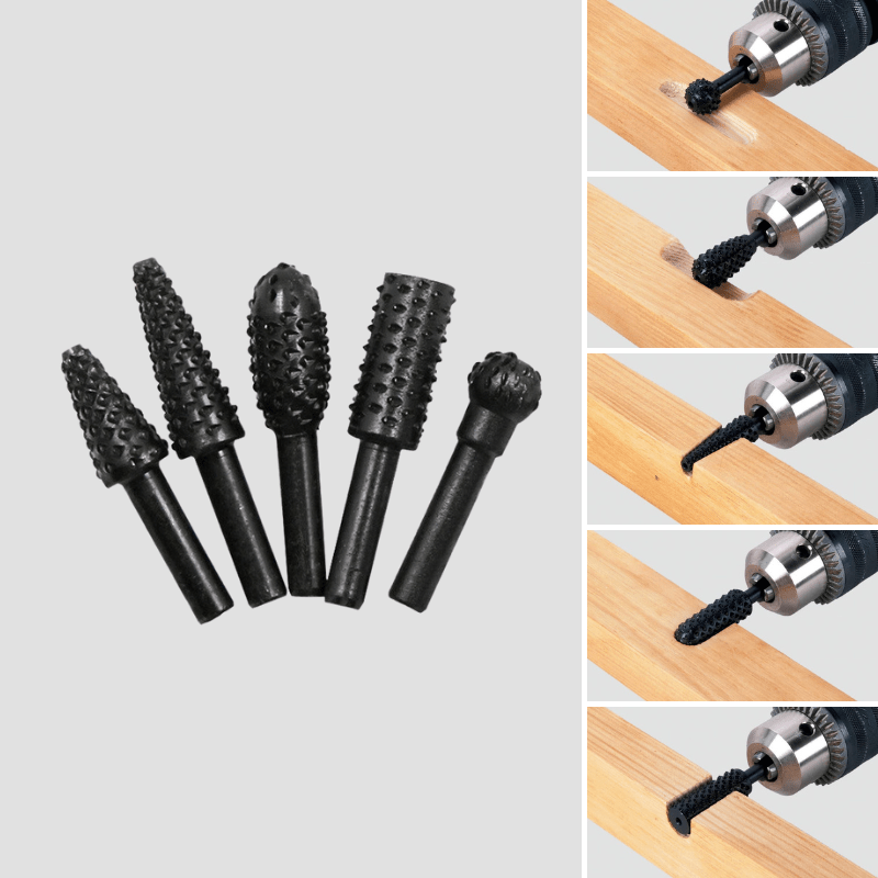 Belro rotary cutter set for precise wood and metal engraving, ideal for automotive projects and detailed craft work.