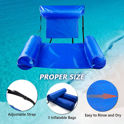 Belro swimming chair with backrest for outdoor use, designed for maximum comfort in home and garden settings.