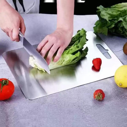 Belro titanium cutting board for kitchen and dining, showing a sleek, durable surface ideal for food preparation.