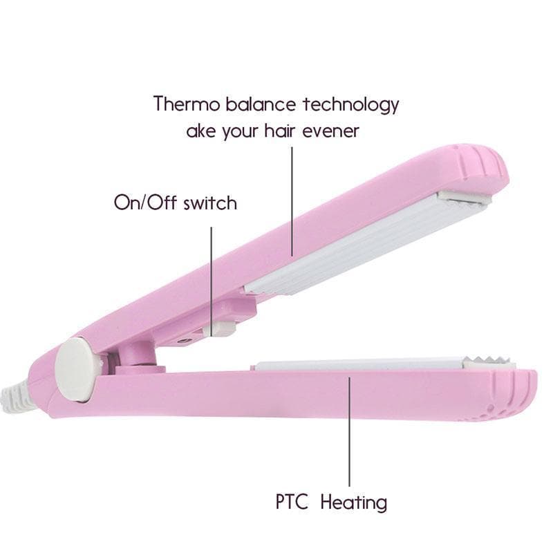 Belro ceramic mini hair curling iron with a black handle and curling barrel, perfect for creating small, defined curls.