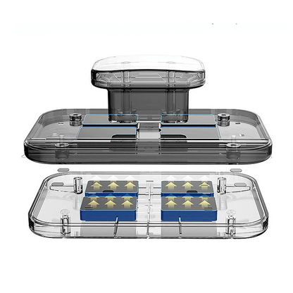 Belro automatic double-sided magnetic window cleaner with blue and white casing, designed for efficient glass cleaning.