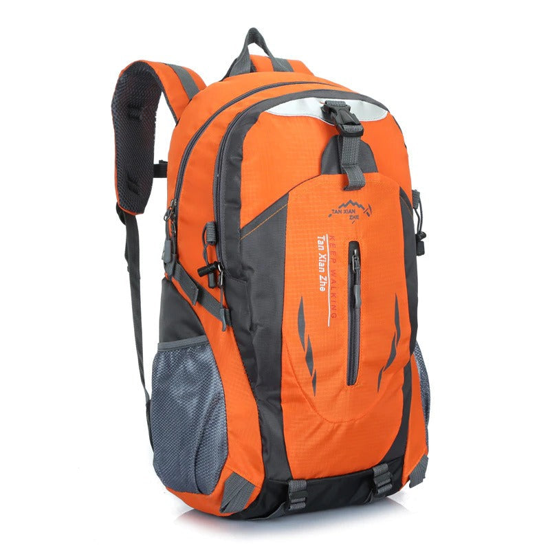 Belro waterproof travel backpack with multiple compartments, durable fabric, and adjustable straps for outdoor and travel use.