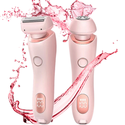 Belro women's razor with a sleek handle and multiple blades for smooth shaving, shown on a clean white background.