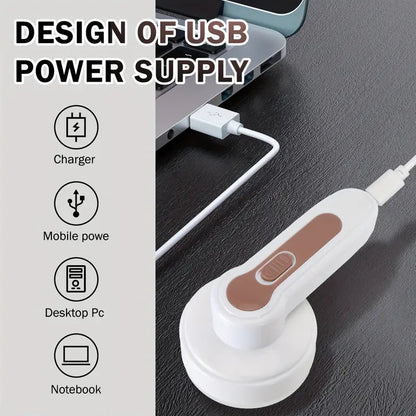 Belro rechargeable electric lint remover for clothing, furniture, and carpets in a home and garden outdoor setting.