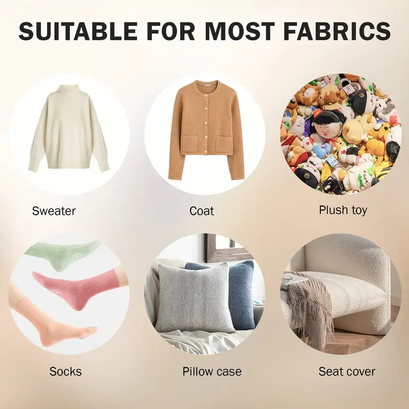 Belro rechargeable electric lint remover for clothing, furniture, and carpets, suitable for home and outdoor use, compact design.