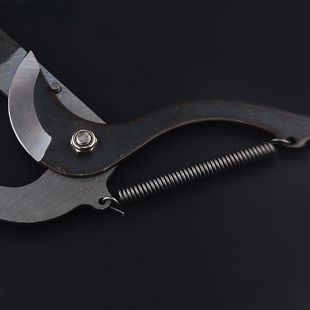 Belro high-altitude extension pruning shears for garden pruning, featuring a long handle and sharp blades.