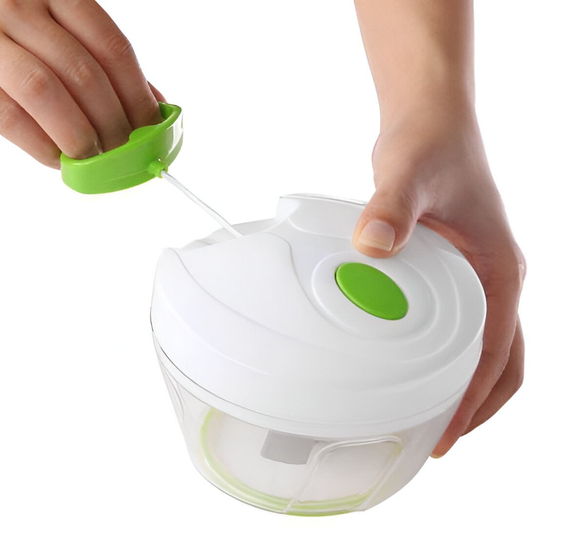 Belro manual mini chopper for kitchen use, compact handheld food processor with stainless steel blades.