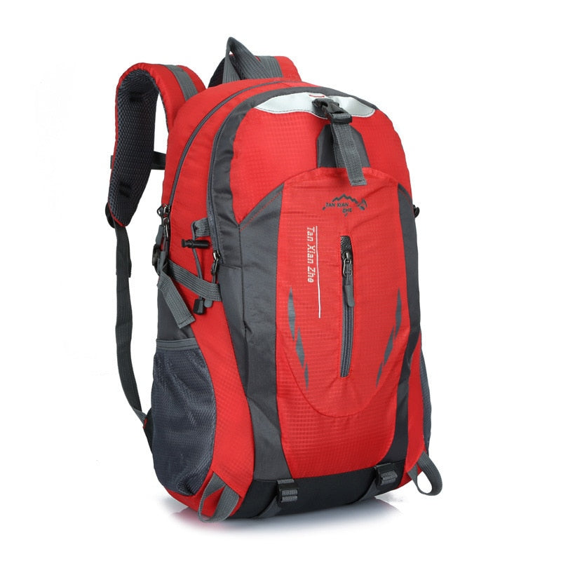 Belro waterproof travel backpack with multiple compartments and padded straps, designed for durable and secure travel storage.