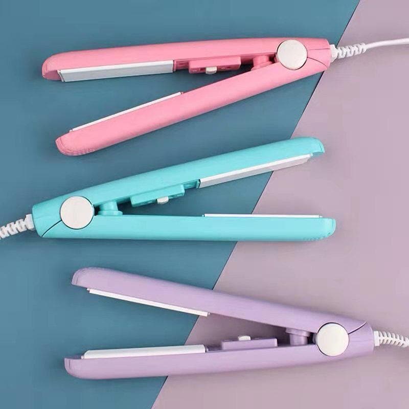 Belro ceramic mini hair curling iron with digital controls and a sleek black design for easy styling.