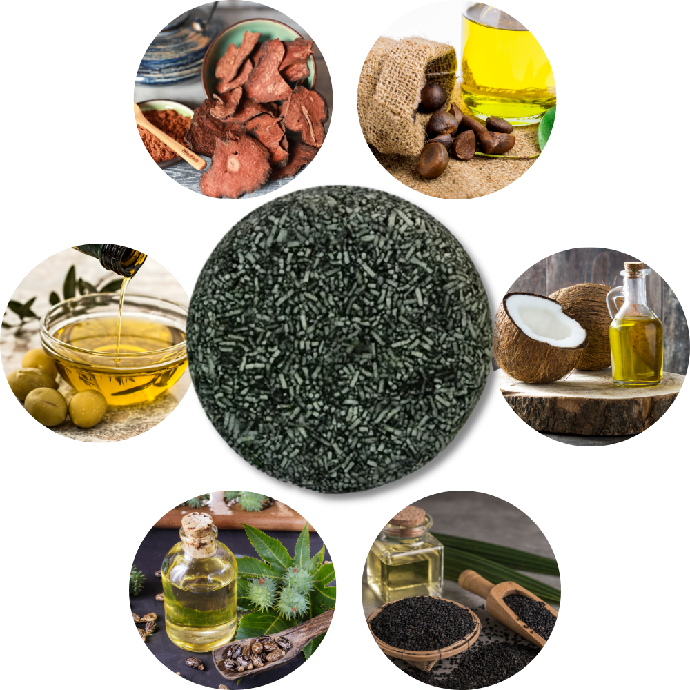 Belro natural solid shampoo for gray hair, eco-friendly hair care product designed to enhance and cleanse gray and silver hair.