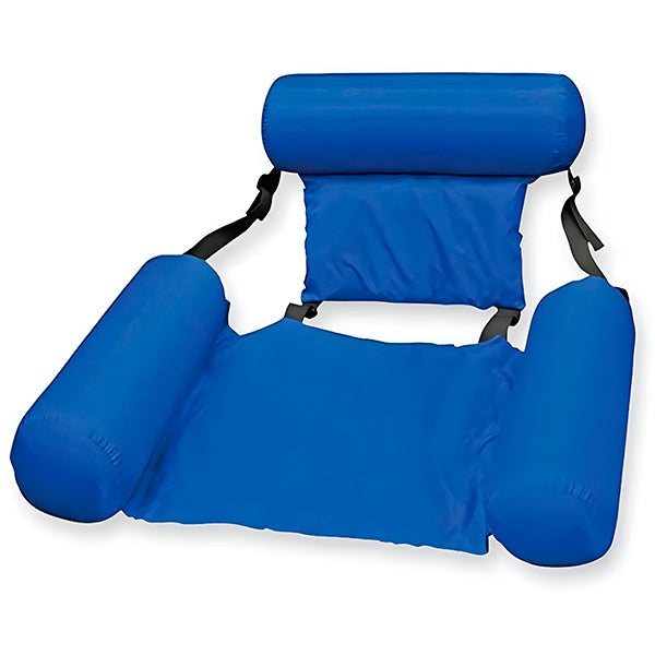 Belro swimming chair with a backrest, designed for outdoor relaxation and maximum comfort in home and garden settings.