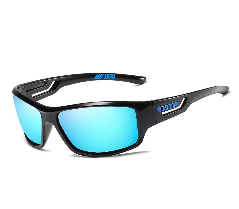 BowLift polarized military sunglasses with UV400 protection, designed for men, ideal for fishing and outdoor sports.