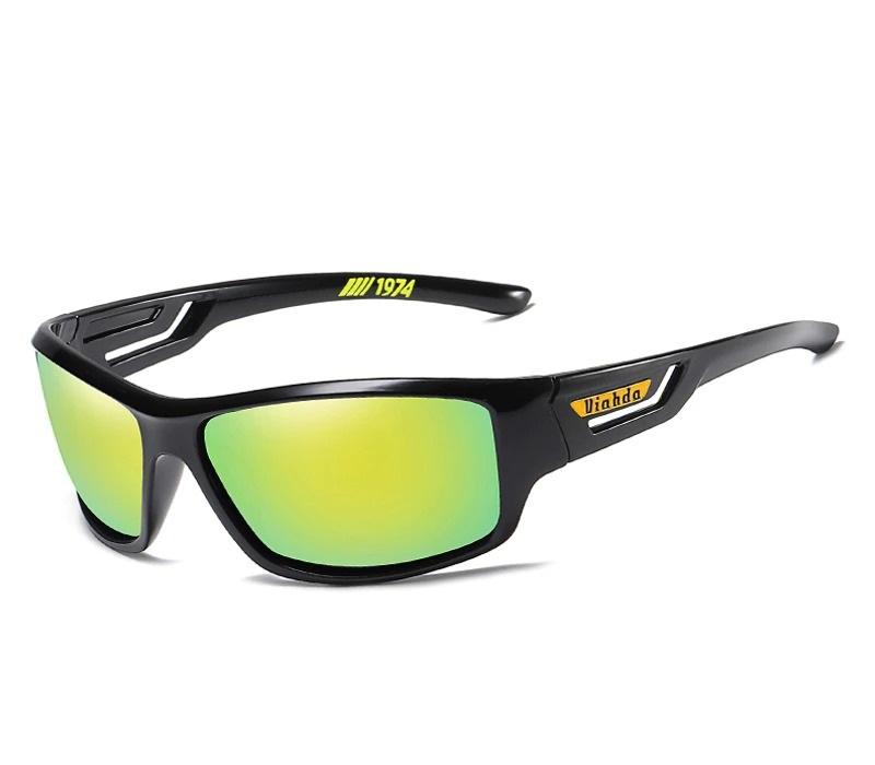 BowLift polarized military sunglasses with UV400 protection, designed for men, suitable for fishing and outdoor sports.