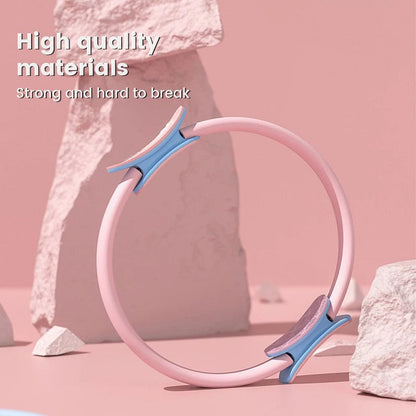 Men's Belro Pilates Ring for fitness and exercise, shown in use during workout, compact and durable exercise equipment.