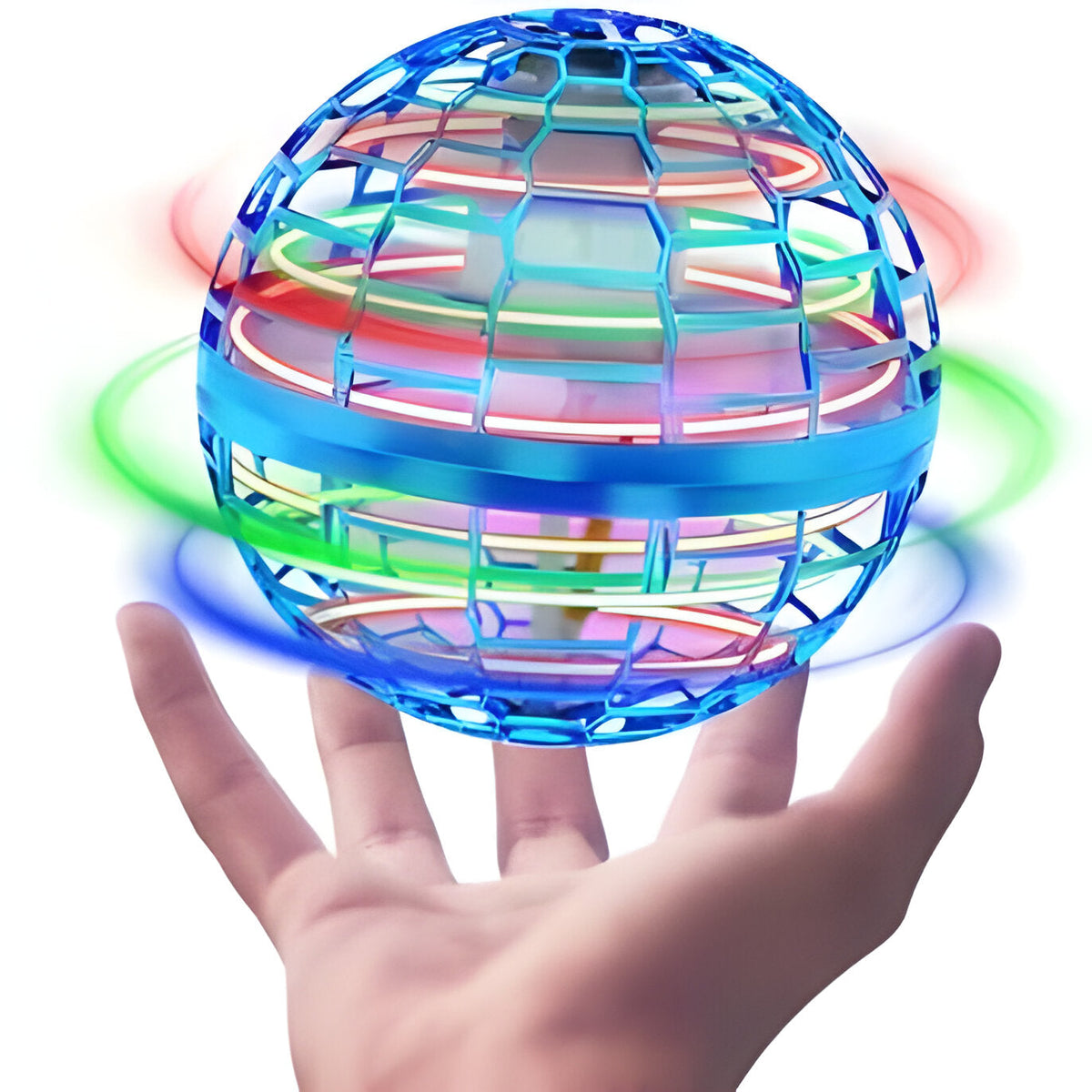 Belro Cosmic Globe flying orb fidget spinner toy with metallic finish, designed for fun and stress relief in Toys & Games category.