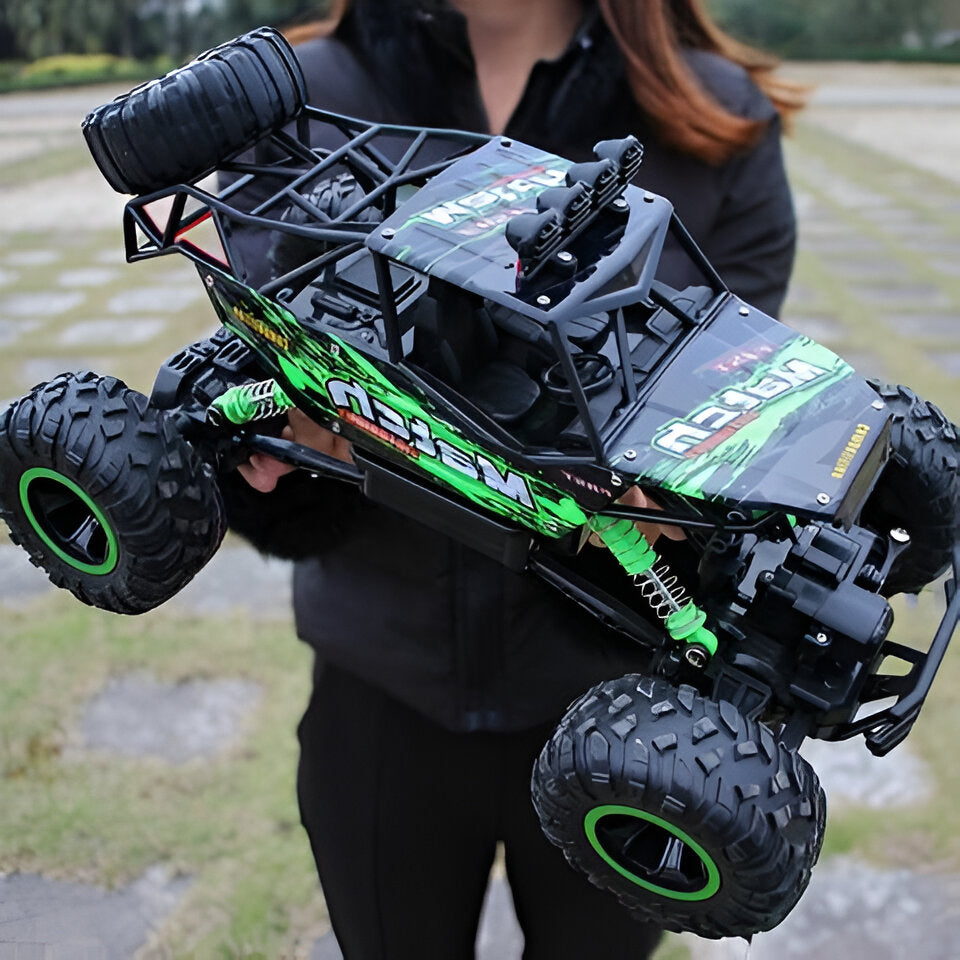 Belro 4×4 Rock Crawler Monster Truck with large tires and rugged design for off-road adventures.