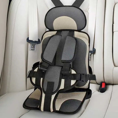 Grey Belro child protection car cushion seat designed for safety and comfort in sports and outdoor vehicles.