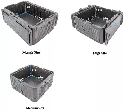 Belro Chill Chest Cooler, large portable insulated foldable cooler for outdoor and indoor use, perfect for keeping drinks and food cold.