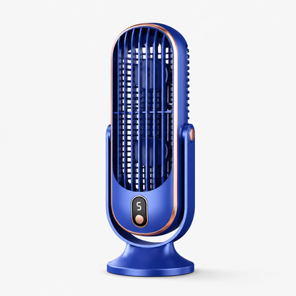 DecorsDeluxe portable battery-operated desktop cooler fan with USB for home and office cooling.