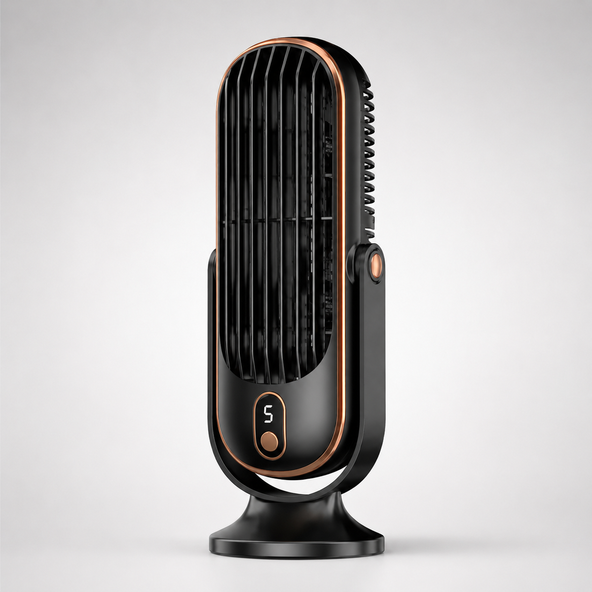 DecorsDeluxe battery-operated USB desktop fan with portable cooler design, ideal for home and office cooling.