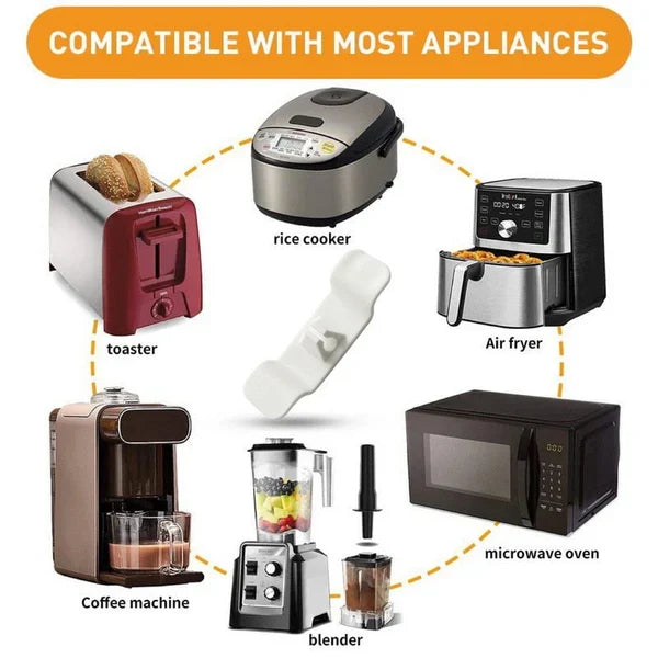 Belro cord organizer for kitchen appliances, compact plastic clip with adjustable strap for managing appliance cords.