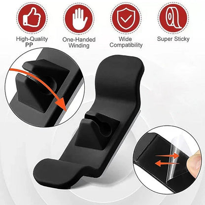 Belro kitchen appliance cord organizer with adjustable straps and clips for neat, clutter-free appliance cords.