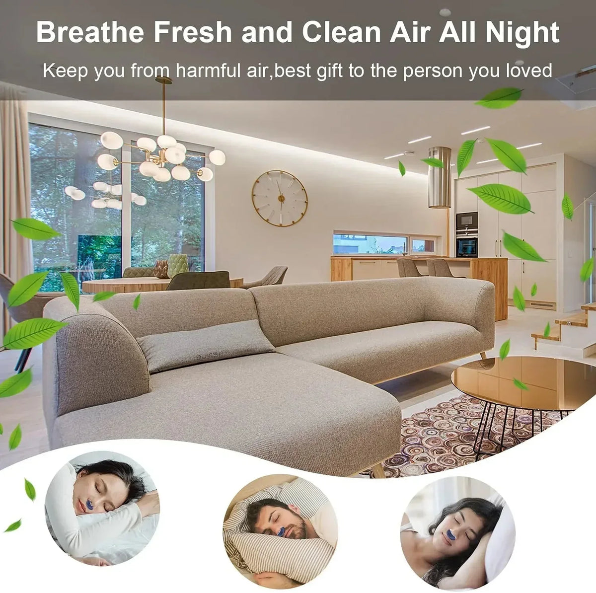 Portable NordisHome Micro CPAP sleep apnea machine for travel, compact design, anti-snoring sleep aid, CPAP alternative device