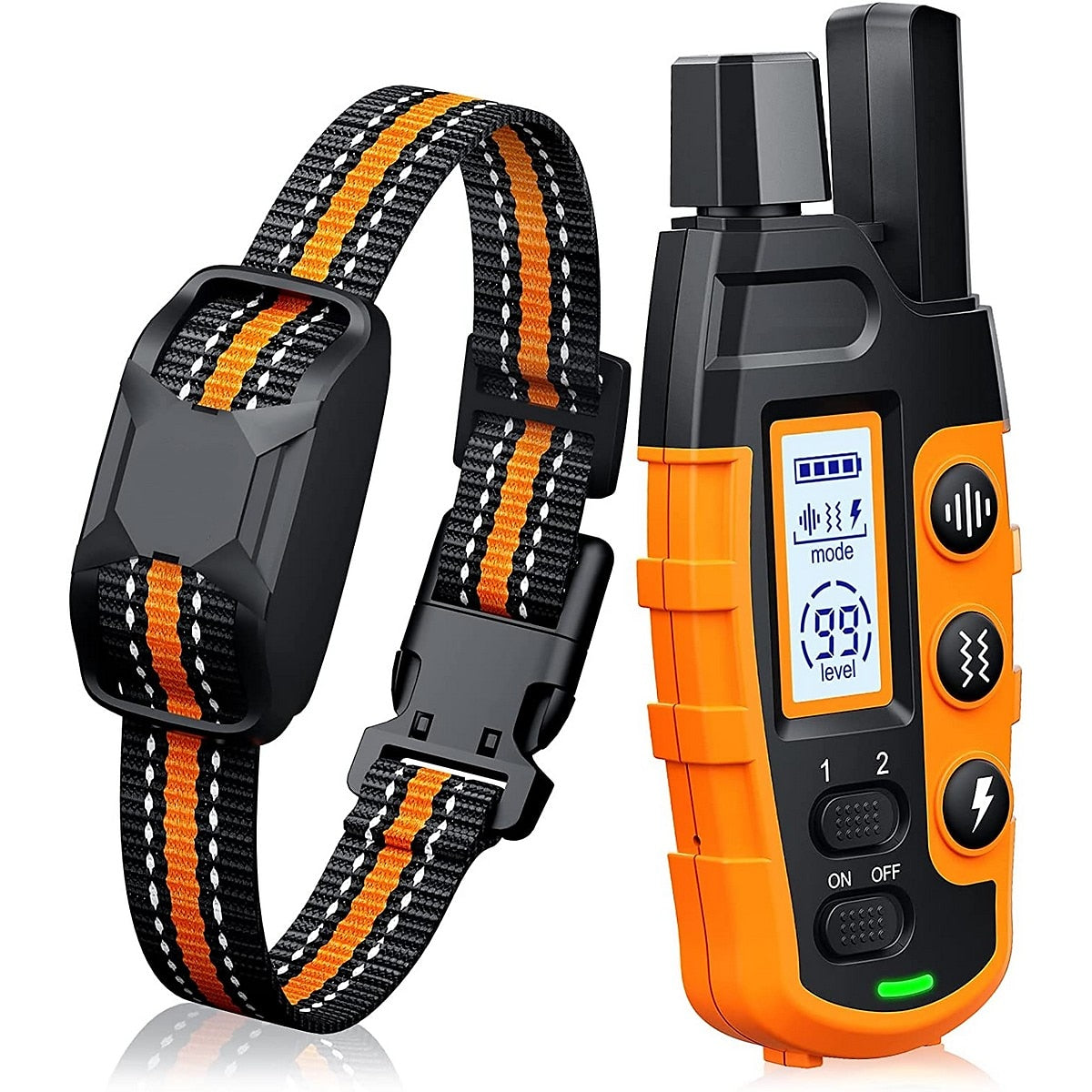 Belro waterproof 1000m dog training collar with rechargeable e-collar, designed for remote pet training and behavior control.