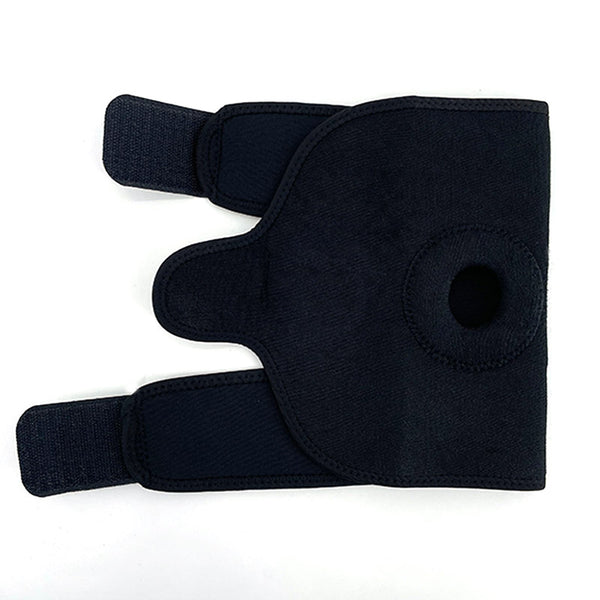 Belro Meniscus Knee Brace, adjustable support accessory with straps, designed to stabilize and protect the knee joint.