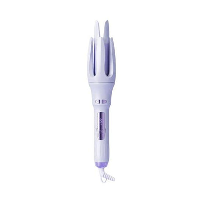 Belro automatic hair curler with a sleek design, showcasing its curling barrel and digital controls for quick, beautiful curls.