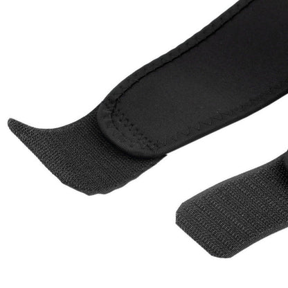 Belro Meniscus Knee Brace, adjustable support accessory with suspenders for knee stabilization and injury prevention.
