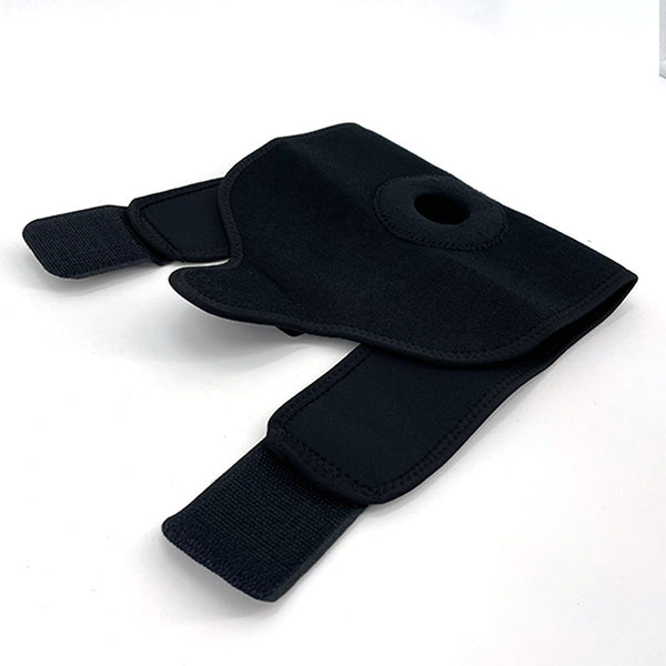 Belro Meniscus Knee Brace, a supportive accessory with adjustable suspenders, designed to stabilize and protect the knee joint.