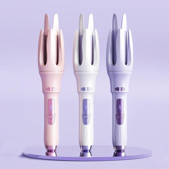 Belro automatic hair curler with sleek black design, showcasing its curling barrel and digital controls for beautiful, effortless curls.