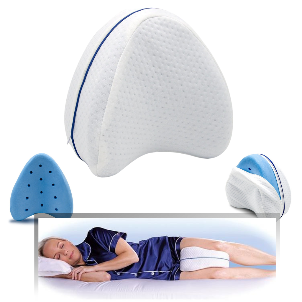 Belro orthopedic knee and leg cushion with memory foam, designed for support and comfort in health and back brace applications.