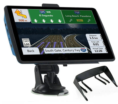 Belro 7-inch GPS navigation system for car and truck with touch screen display and user interface.